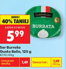 Biedronka Ser Burrata oferta