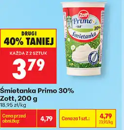 Biedronka Śmietanka Primo 30% oferta