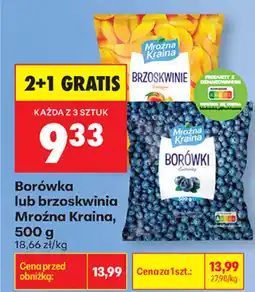 Biedronka Borówka lub brzoskwinia oferta