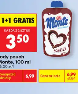 Biedronka Lody pouch Monte oferta