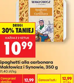 Biedronka Spaghetti alla carbonara oferta