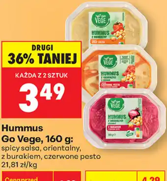 Biedronka Hummus Go Vege oferta