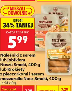 Biedronka Naleśniki lub krokiety Nasze Smaki oferta