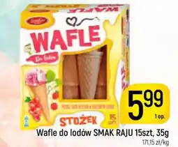 Delikatesy Piotruś Pan Wafle do lodów smak raju oferta