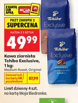 Biedronka Kawa ziarnista Tchibo Exclusive oferta