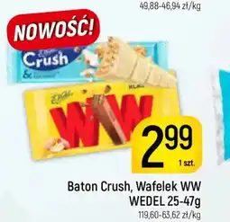 Delikatesy Piotruś Pan Baton crush, wafelek ww wedel oferta