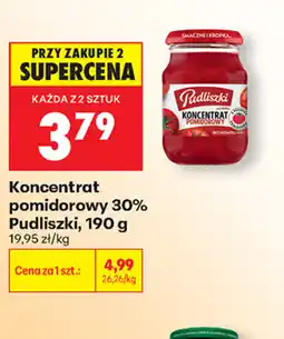 Biedronka Koncentrat pomidorowy 30% Pudliszki oferta