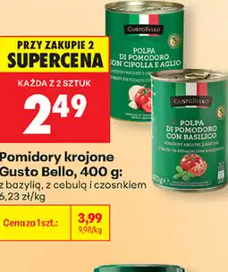 Biedronka Pomidory krojone Gusto Bello oferta