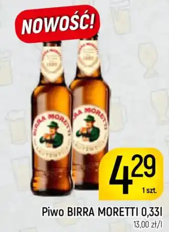 Delikatesy Piotruś Pan Piwo birra moretti oferta