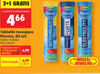 Biedronka Tabletki musujące Plusssz oferta