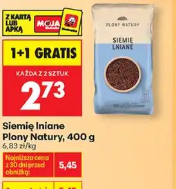 Biedronka Siemię lniane Plony Natury oferta