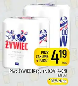 Delikatesy Piotruś Pan Piwo żywiec regular, 0,0% oferta