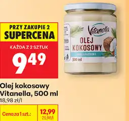 Biedronka Olej kokosowy Vitanella oferta