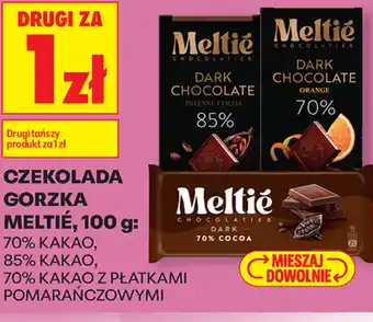 Biedronka Czekolada gorzka Meltié oferta