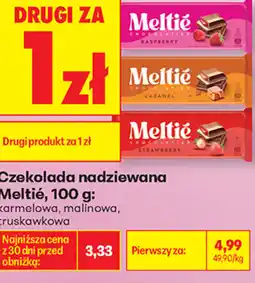 Biedronka Czekolada nadziewana Meltié oferta