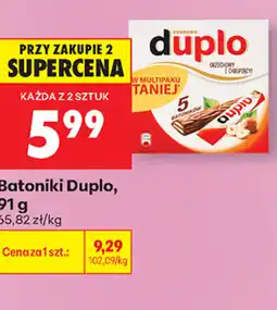 Biedronka Batoniki Duplo oferta