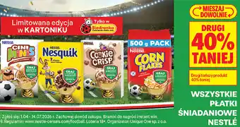 Biedronka Wszystkie płatki śniadaniowe Nestlé oferta