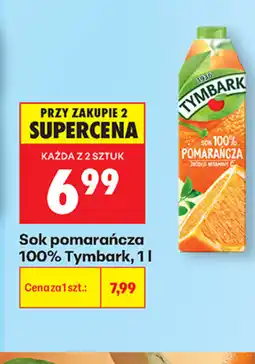 Biedronka Sok pomarańcza 100% Tymbark oferta