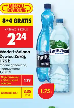 Biedronka Woda źródlana Żywiec Zdrój oferta