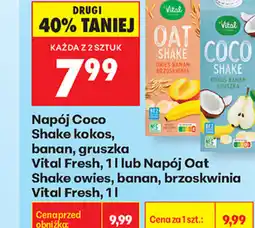 Biedronka Napój Coco Shake lub Oat Shake Vital Fresh oferta