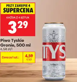 Biedronka Piwo Tyskie Gronie oferta
