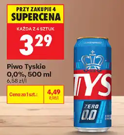 Biedronka Piwo Tyskie 0,0% oferta