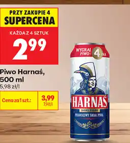 Biedronka Piwo Harnaś oferta