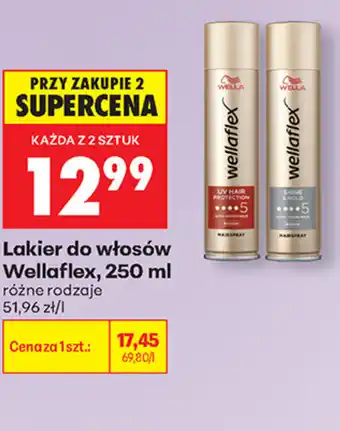 Biedronka Lakier do włosów Wellaflex oferta