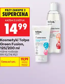 Biedronka Kosmetyki Tołpa Green Fusion oferta