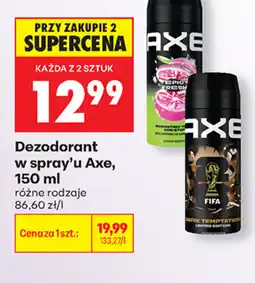 Biedronka Dezodorant w spray'u Axe oferta