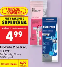 Biedronka Golarki 2 ostrza Be Beauty, Skino oferta