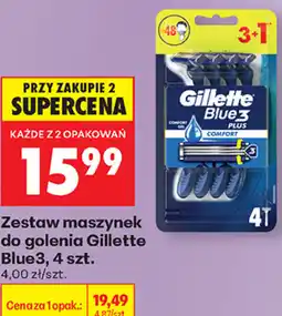 Biedronka Zestaw maszynek do golenia Gillette Blue3 oferta