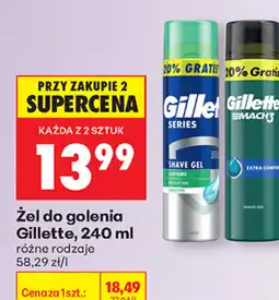 Biedronka Żel do golenia Gillette oferta