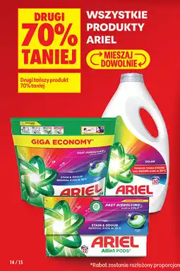 Biedronka WSZYSTKIE PRODUKTY ARIEL oferta