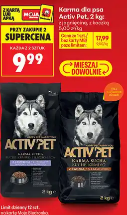 Biedronka Karma dla psa Activ Pet oferta