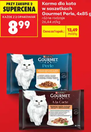 Biedronka Karma dla kota w saszetkach Gourmet Perle oferta