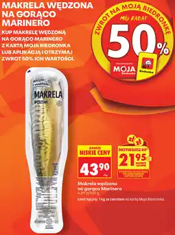 Biedronka Makrela wędzona na gorąco Marinero oferta