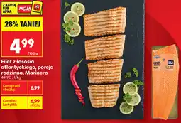 Biedronka Filet z łososia atlantyckiego, porcja rodzinna, Marinero oferta