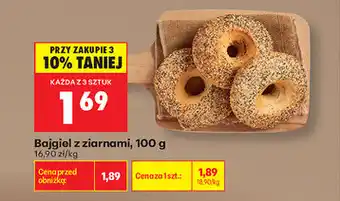Biedronka Bajgiel z ziarnami oferta