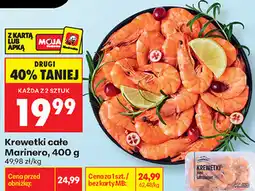 Biedronka Krewetki całe Marinero oferta