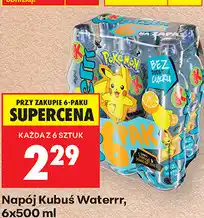 Biedronka Napój Kubuś Waterrr oferta