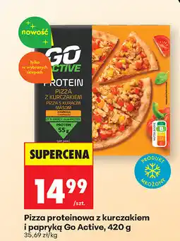 Biedronka Pizza proteinowa z kurczakiem i papryką Go Active oferta