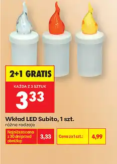 Biedronka Wkład LED Subito, 1 szt oferta