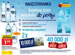 Biedronka Woda mineralna Nałęczowianka, 6x1,5 l: delikatnie gazowana, niegazowana oferta