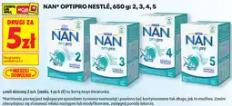 Biedronka NAN* OPTIPRO NESTLÉ, 650 g: 2, 3, 4, 5 oferta