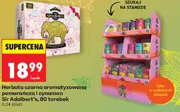 Biedronka Herbata czarna aromatyzowana pomarańcza i cynamon Sir Adalbert's oferta