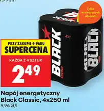 Biedronka Napój energetyczny Black Classic oferta