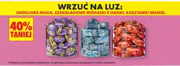 Biedronka Choclairs Milka, Czekoladowe Michałki z Hanki, Kasztanki Wawel oferta