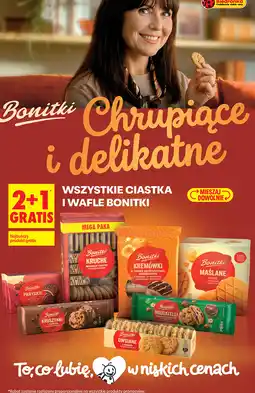 Biedronka WSZYSTKIE CIASTKA I WAFLE BONITKI oferta