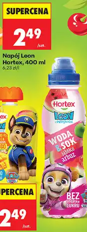 Biedronka Woda & Sok Leon Hortex oferta